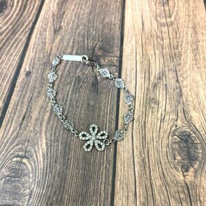 Napier Floral Crystal Bracelet